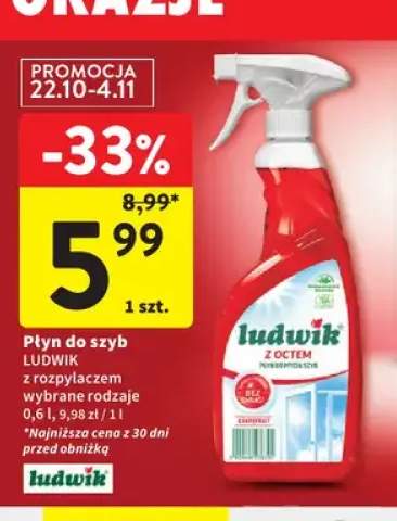 Płyn do szyb z rozpylaczem Ludwik