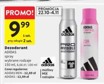 Dezodorant spray Adidas Pro Invisible Men +1 wariant