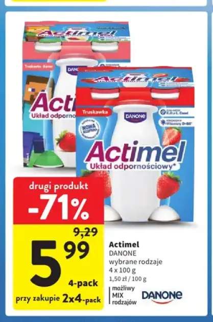 Actimel Danone 4-pak