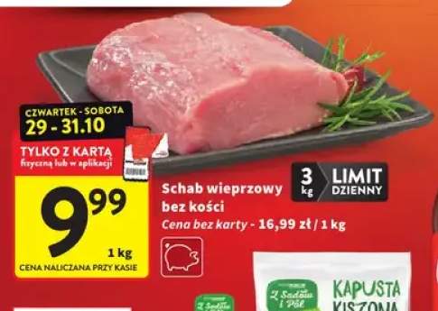 Schab wieprzowy bez kości