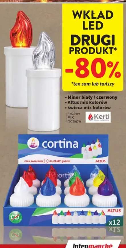 Wkład LED Minor biały +3 warianty