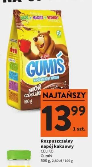 Rozpuszczalny napój kakaowy Gumiś Celiko