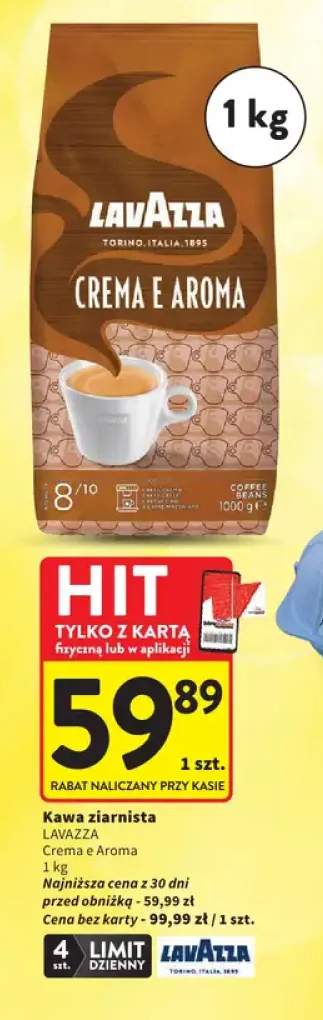 Kawa ziarnista Crema e Aroma Lavazza