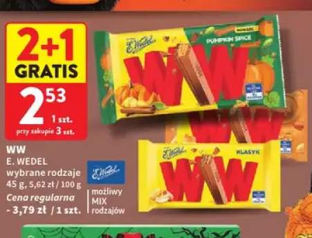 Wafle WW Pumpkin Spice E.Wedel +1 wariant