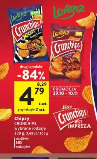 Chipsy Crunchips X-Cut Chakalaka +1 wariant