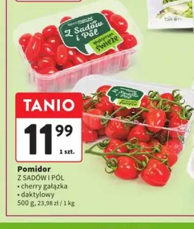 Pomidory daktylowe Z Sadów i Pól +1 wariant