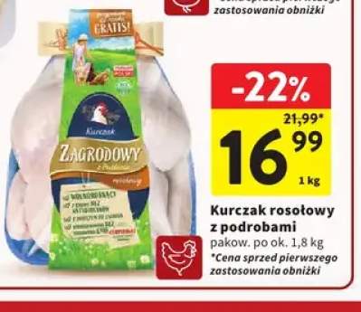 Kurczak rosołowy z podrobami