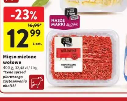 Mięso mielone wołowe Dobre z Farmy