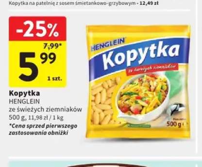 Kopytka ze świeżych ziemniaków Henglein