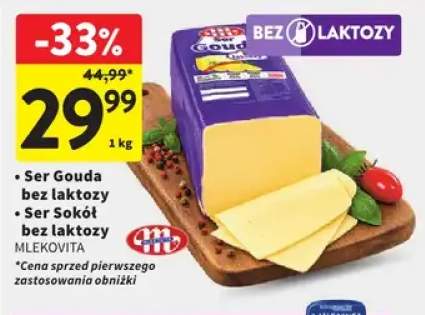 Ser gouda bez laktozy Mlekovita +1 wariant