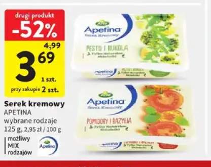 Serek kremowy pesto i rukola Apetina +1 wariant