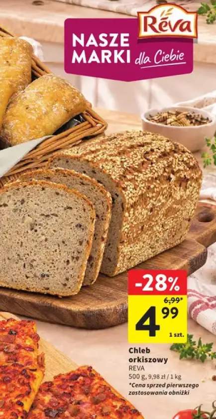 Chleb orkiszowy Reva
