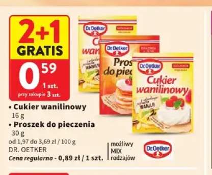 Cukier wanilinowy Dr. Oetker +1 wariant