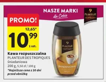 Kawa rozpuszczalna Planteur des Tropiques śniadaniowa