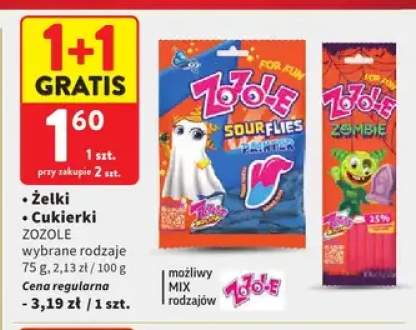 Żelki Zozole Sour Flies Painter +1 wariant