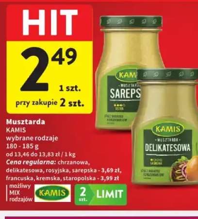 Musztarda chrzanowa Kamis +6 wariantów