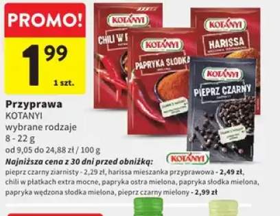 Harissa mieszanka przyprawowa Kotányi +6 wariantów