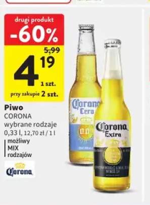 Piwo bezalkoholowe Corona Cero +1 wariant