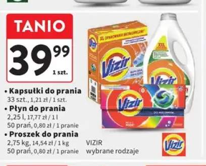 Płyn do prania Vizir +2 warianty