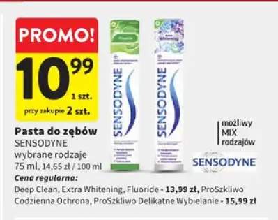 Pasta do zębów Deep Clean Sensodyne +4 warianty
