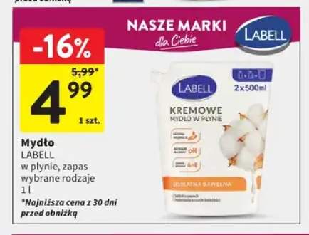 Mydło w płynie zapas Labell